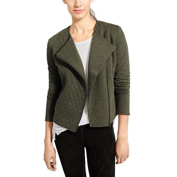 Athleta Belvedere Quilted Full Zip Cardigan Jacket Size XS - Picture 1 of 10